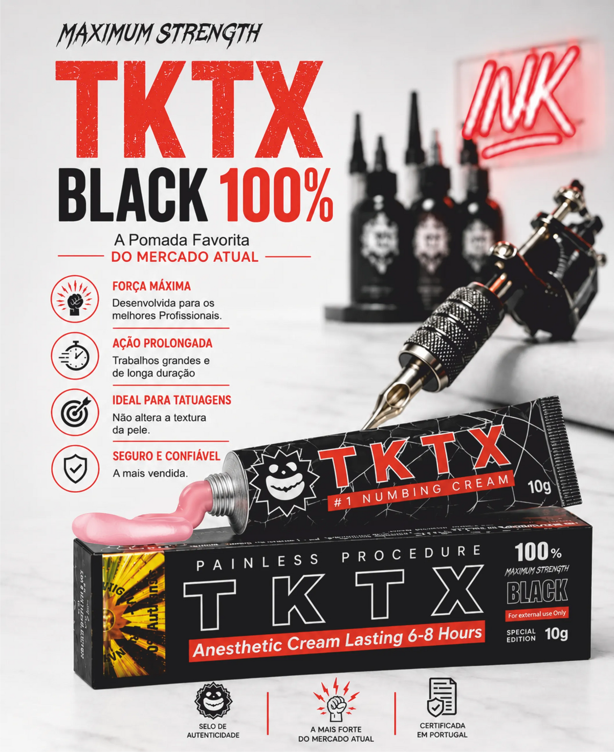 Pomada TKTX Black 100%
