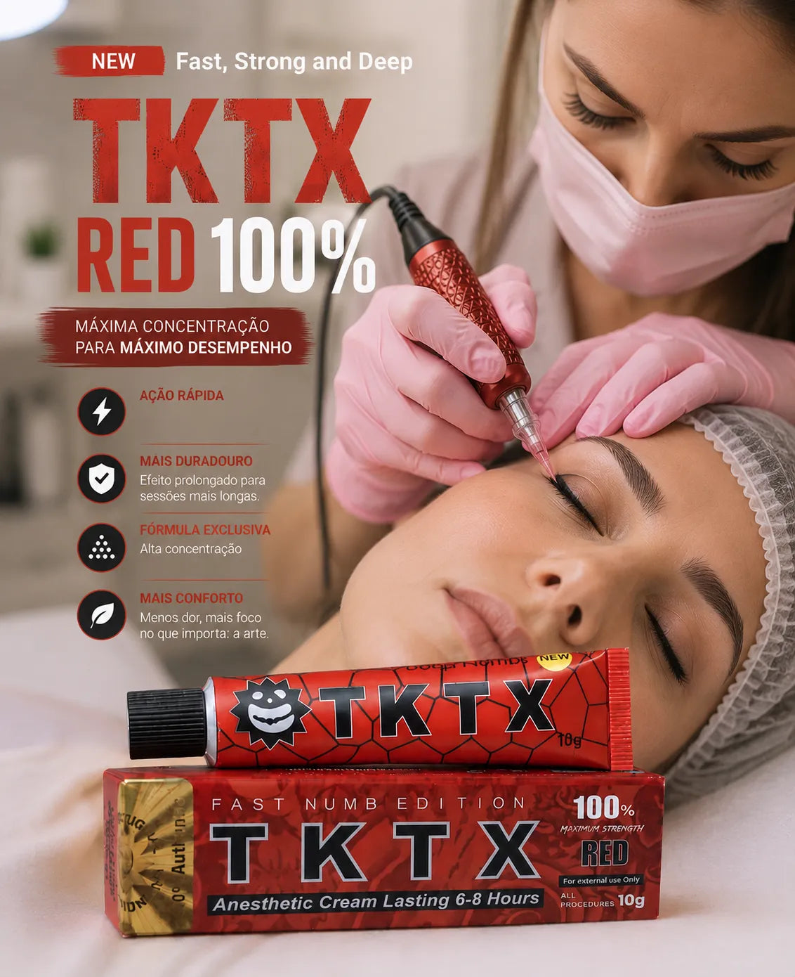 Pomada TKTX Red 100%