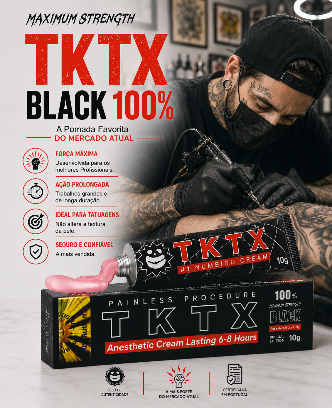 Pomada TKTX Black 100%