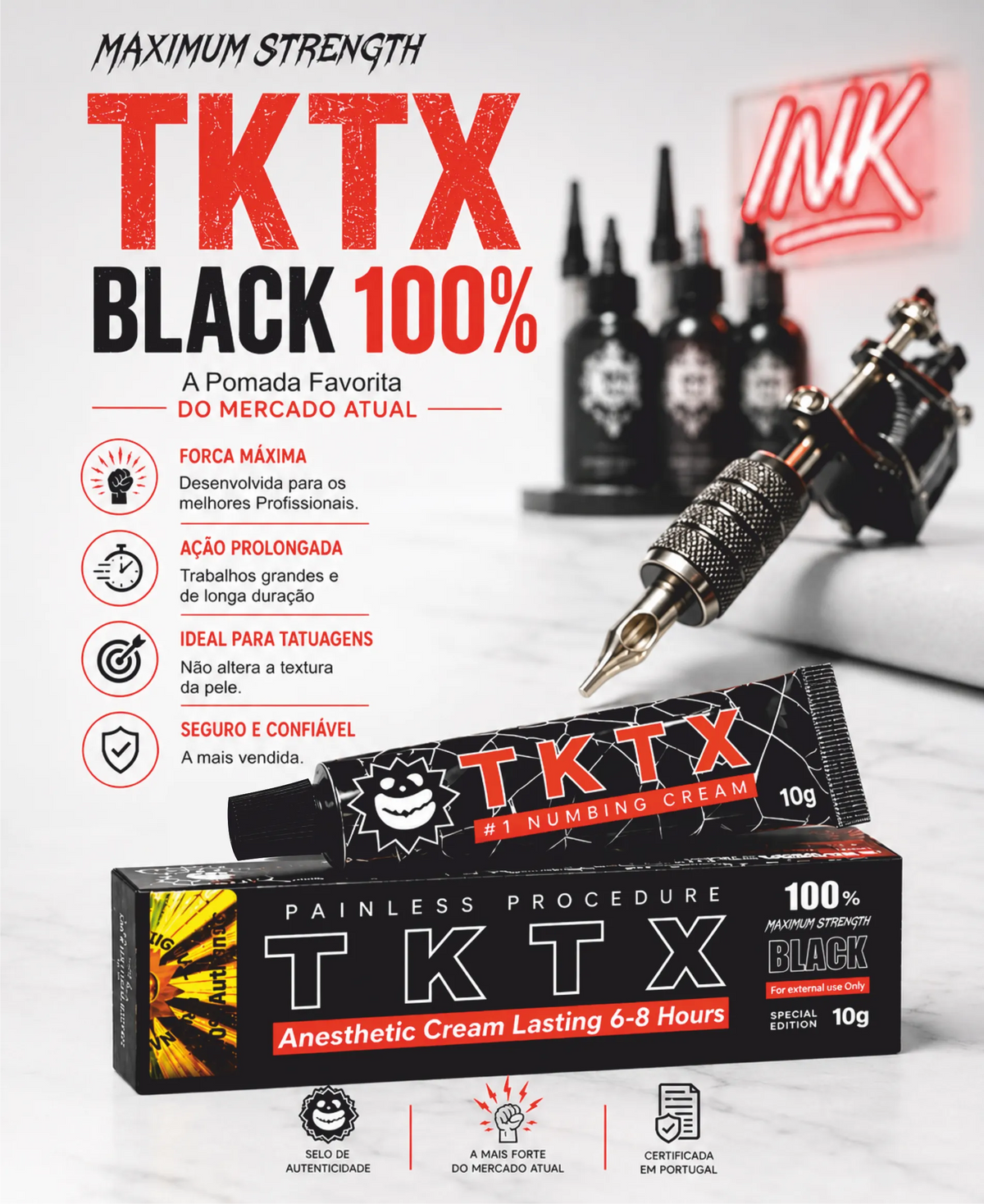 Pomada TKTX Black 100%
