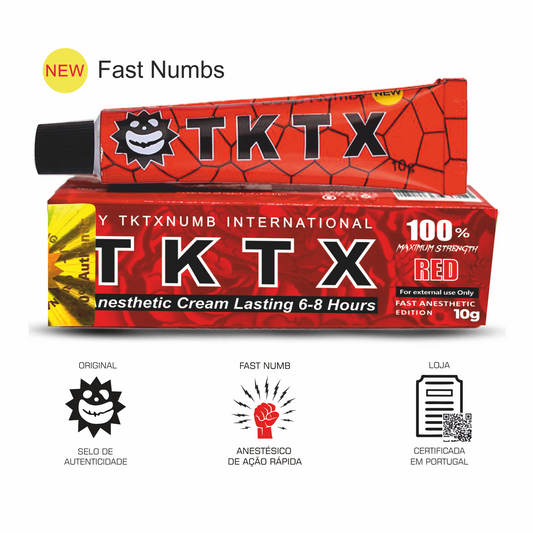 Pomada TKTX Red 100% - Edição Especial Fast Numb