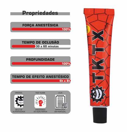 Pomada TKTX Red 100% - Edição Especial Fast Numb